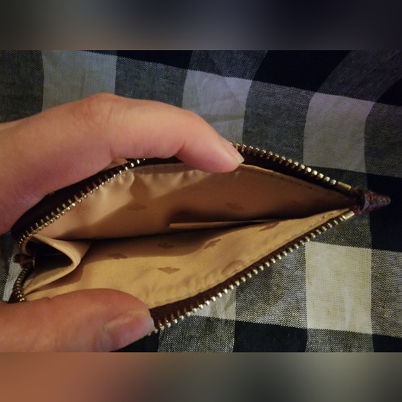 Kate Spade Cherrywood Cameron keychain card wallet / Coin purse - Picture 3 of 3